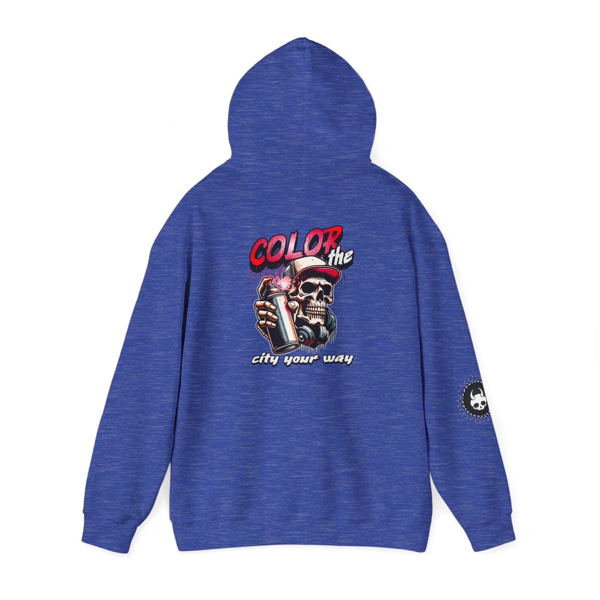 Color The City You Way - Unisex Heavy Blend™ Hooded Sweatshirt - Damned Threads